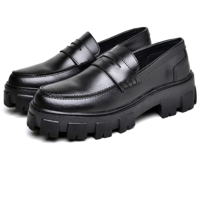 Sapato Mocassim Feminino DUBUY 1404FG Preto