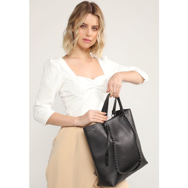 Bolsa Feminina Retta Valentina Corrente Preta