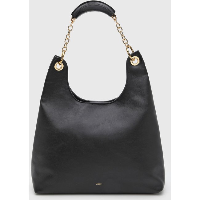Bolsa Grande Feminina Arezzo Corrente Preta