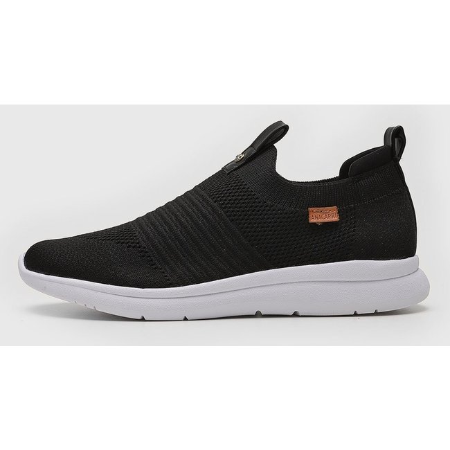 Slip On ANACAPRI Recortes Preto