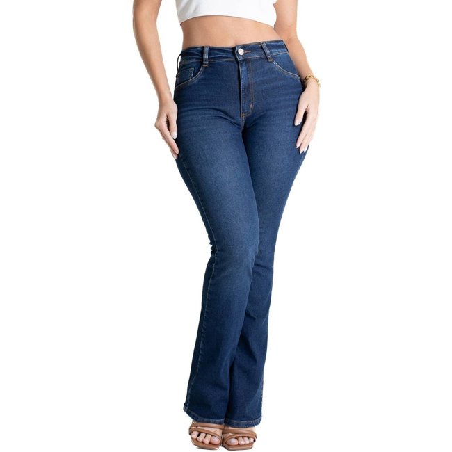 Calça Jeans Sawary Boot Cut - 281086 - Azul - Sawary