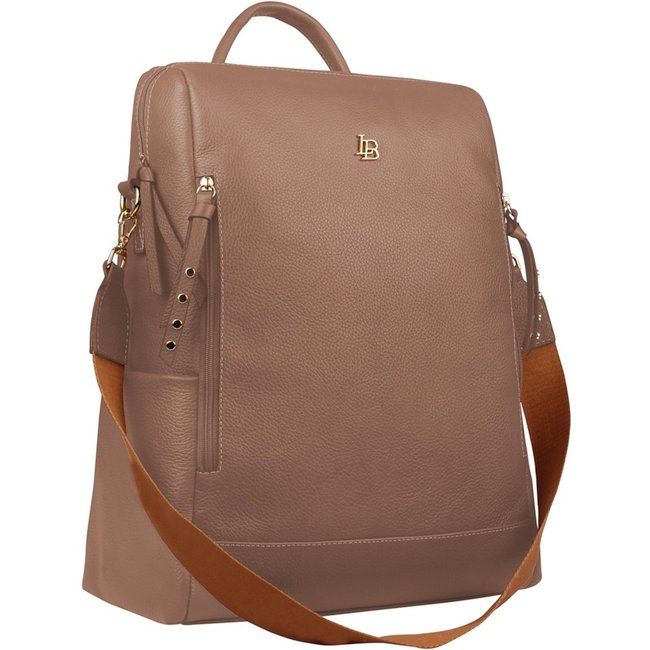 Mochila Grande Linea Bella 5590 Marrom Claro