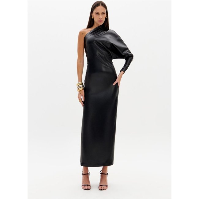 Vestido Ombro Único Super Midi Lança Perfume