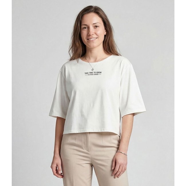 Blusa Feminina Em Viscotorcion Infinita Cor Bege