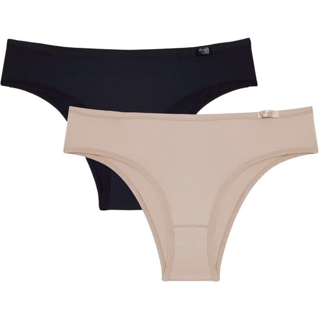 Kit com 2 Calcinhas Biquíni Mini Sloggi 24549 Preto