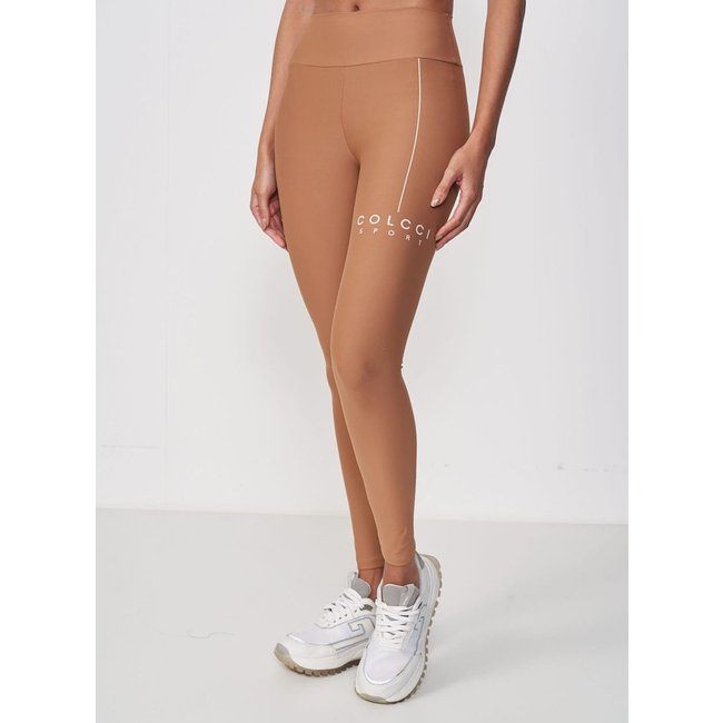 Calça Legging Colcci Sport Perfect Fit Bege