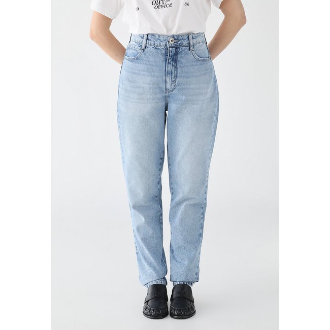 Calça Jeans Feminina Colcci Mom Cintura Alta Azul Claro