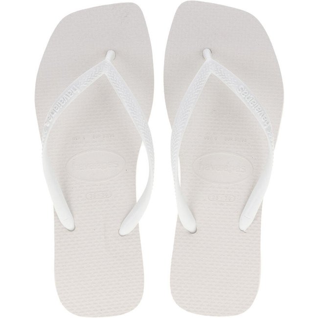Chinelo Feminino Slim Square Havaianas - 4148301 0098301 Branco