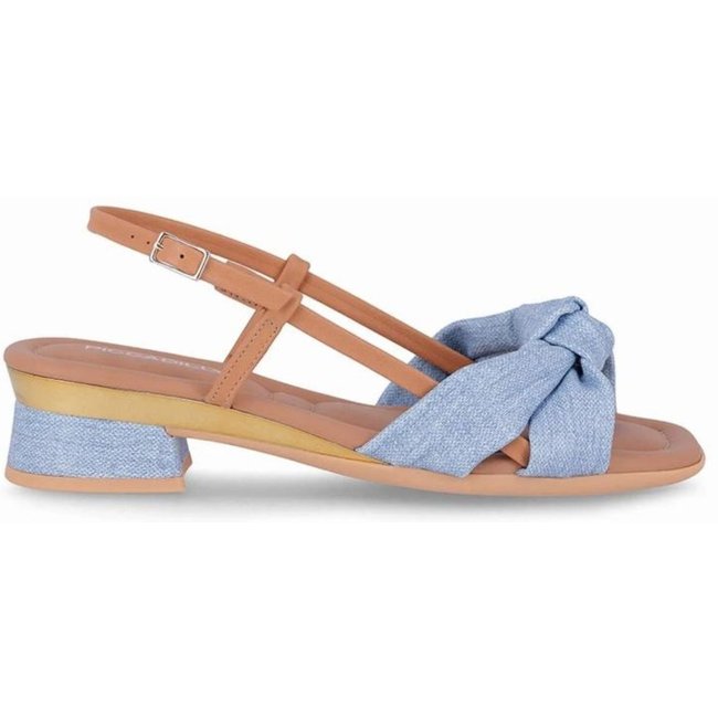 Sandália Salto Baixo Feminino Piccadilly 4750021 Jeans