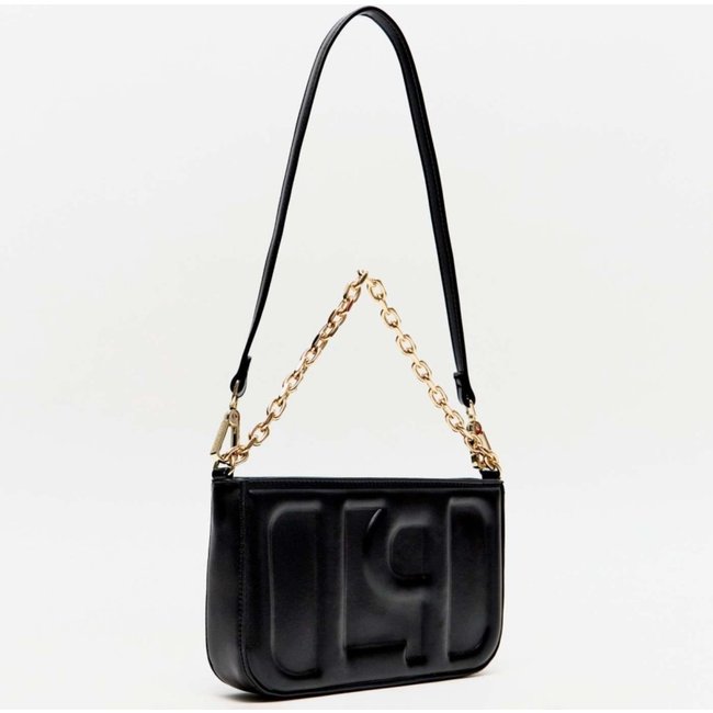 Bolsa Crossbody Lança Perfume Frontal Ve26 Preto Feminino