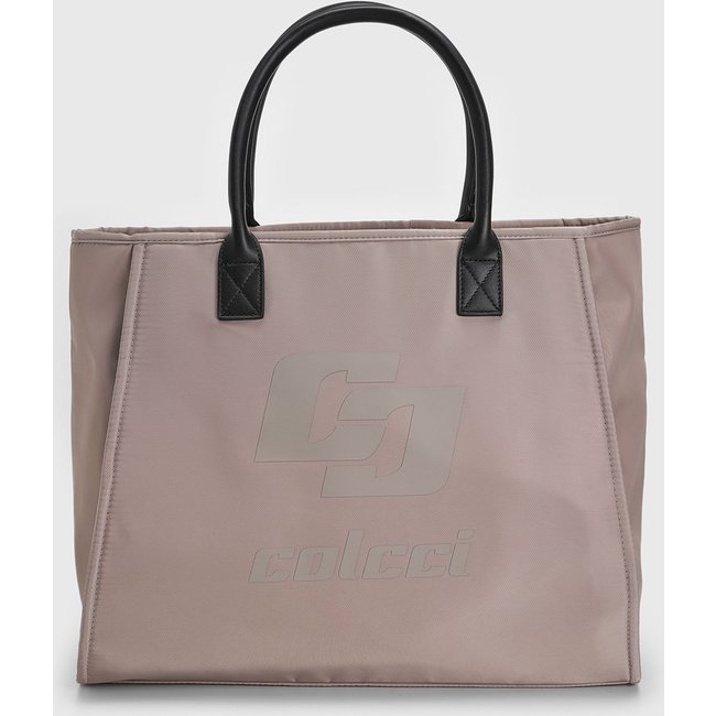 Bolsa Tiracolo Colcci Logo Bege