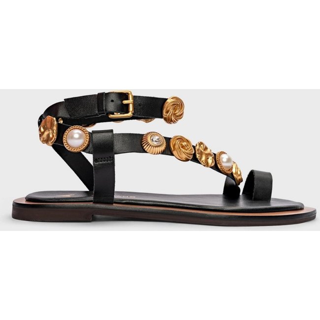 Rasteira Flat Carrano 676027 Preto