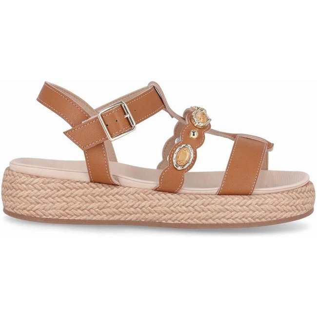 Sandália Papete Feminina Piccadilly 459019-1 Camel