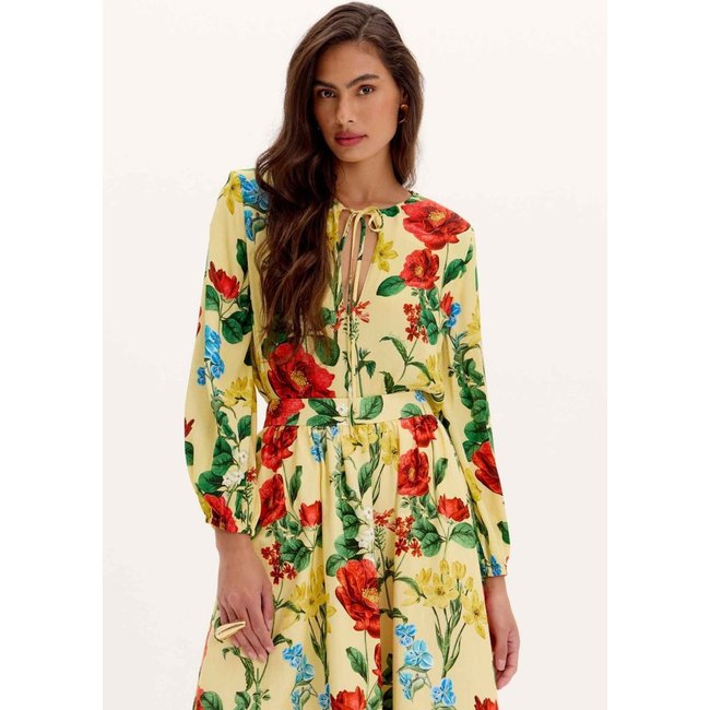 Blusa Fluida Estampa Floral Lança Perfume