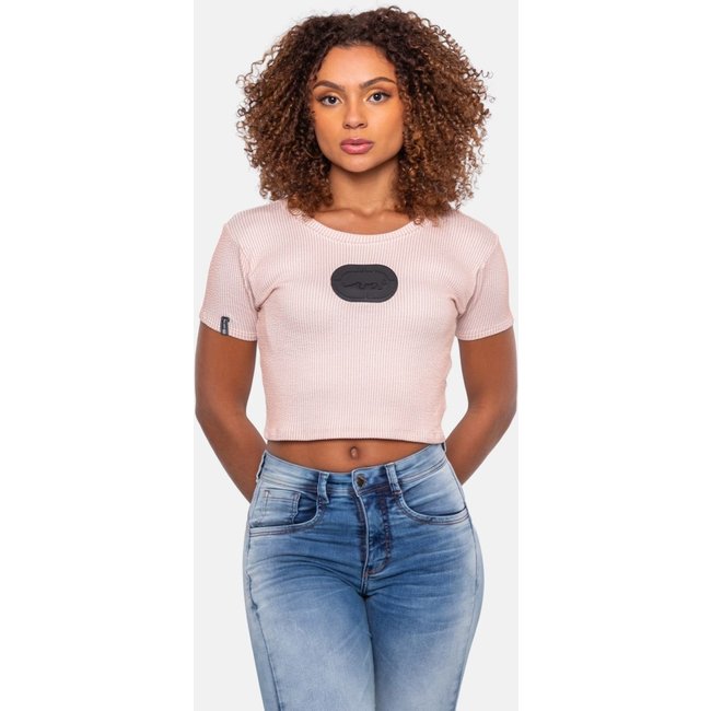 Camiseta Ecko Cropped Especial Rosa