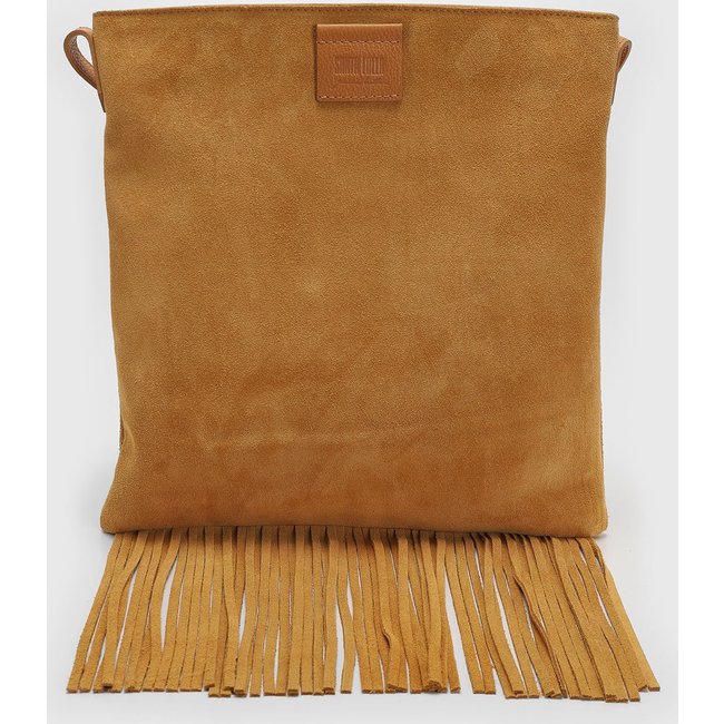Bolsa Pequena Santa Lolla Franjas Caramelo