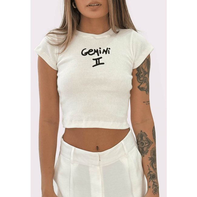 cropped baby tee gemini Mundo Lolita