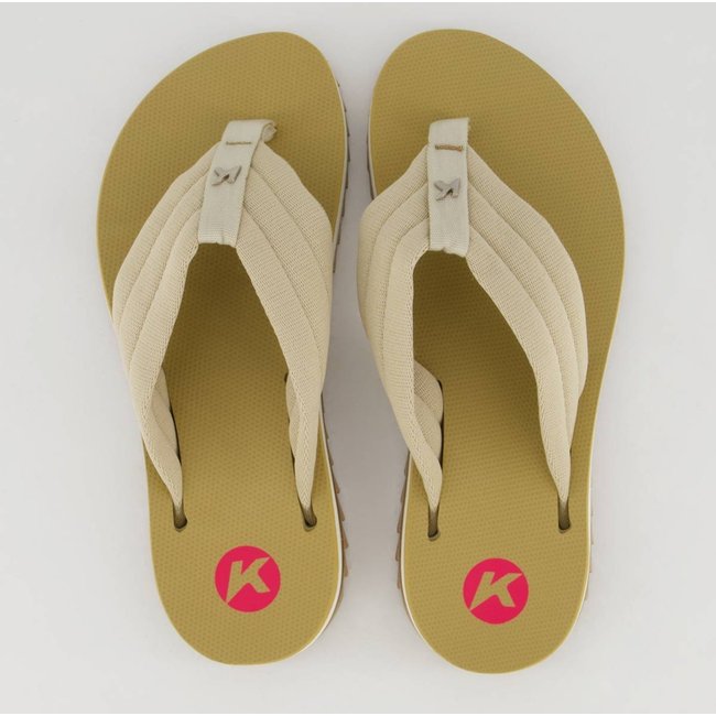 Chinelo Kenner Kyra Pro Comfy Feminino Caqui