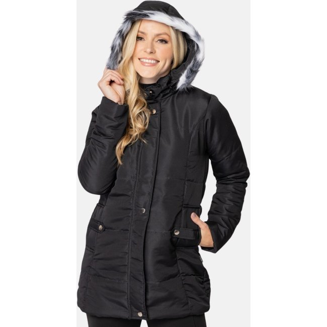Jaqueta Sobretudo com Capuz Removível Carbella Winter Preto