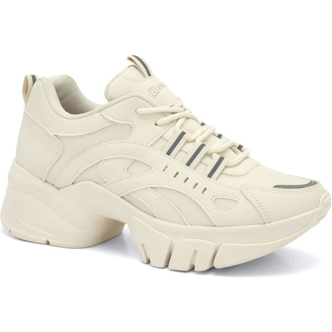 Tênis Feminino Crystal Off White Ramarim 2480231-1