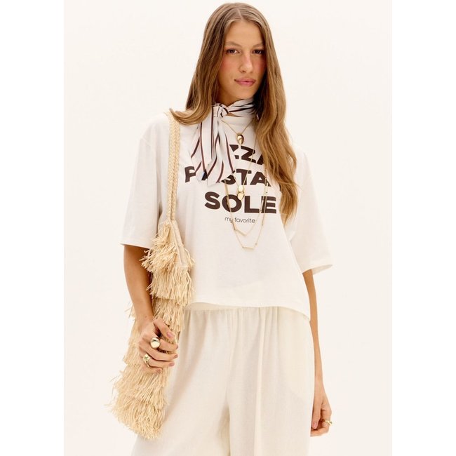 Kit T-Shirt Oversized Com Lenço E Caixa My Favorite Things