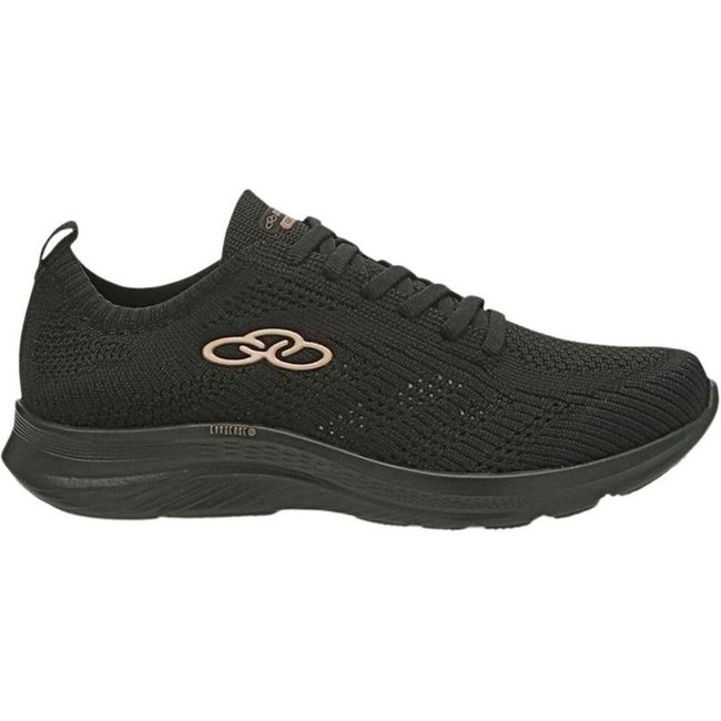 Tênis Running Feminino Olympikus 130g Ultraleve Preto