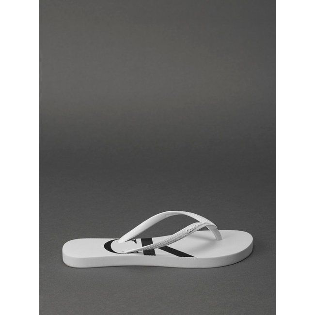 Chinelo Feminino Logo Corrido Calvin Klein Jeans - Branco 2 Calvin Klein Jeans