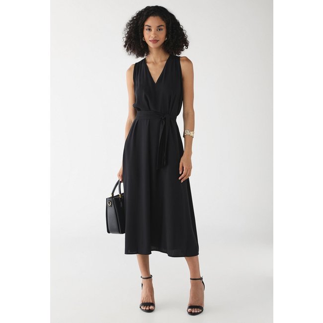 Vestido Feminino Regata Midi Preto
