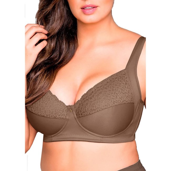 Sutiã Firmador Dilady 124132 Plus Size CACAU