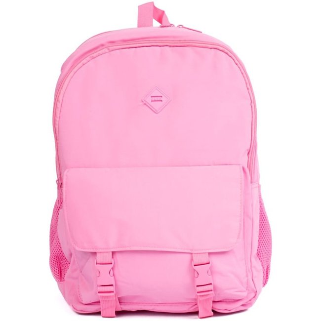 Infantil - Mochila Feminina Clio Style Compartimentos Rosa Claro