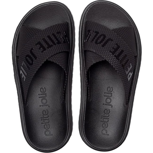 Chinelo Slide Feminino Petite Jolie Smash Preto