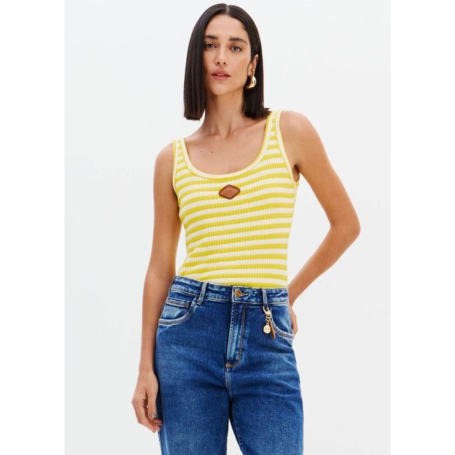 Blusa Regata Malha Texturizada Sport Easy