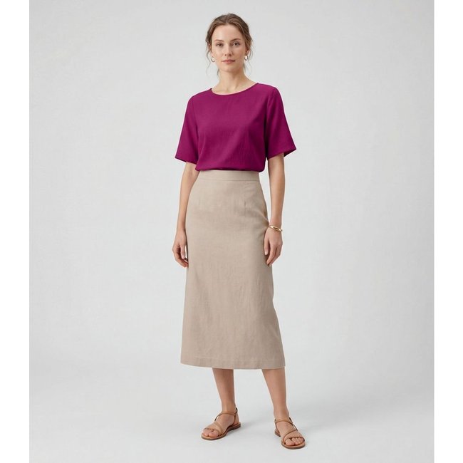 Blusa Cropped Feminina Em Viscose Infinita Cor Vermelho