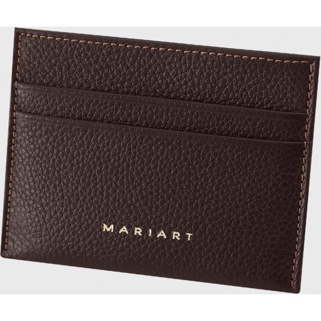 Porta-Cartão de Couro Mariart 750 Chocolate