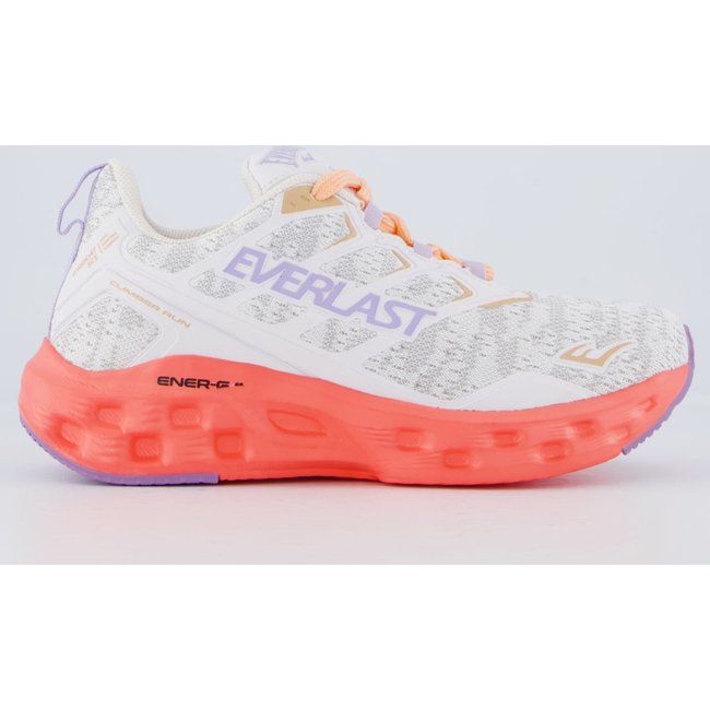 Tênis Everlast Climber Run Feminino Branco e Rosa