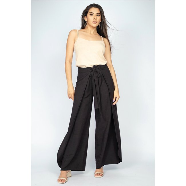 Calça Envelope Amazonia Vital Longa Viscose Preta