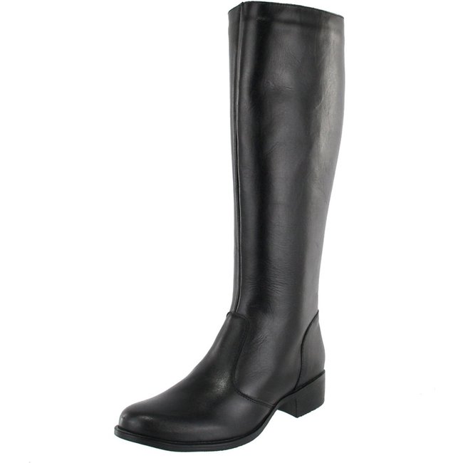 Bota Montaria Couro Cano longo Liza Basica Lançamento Agnes Veronez Preto