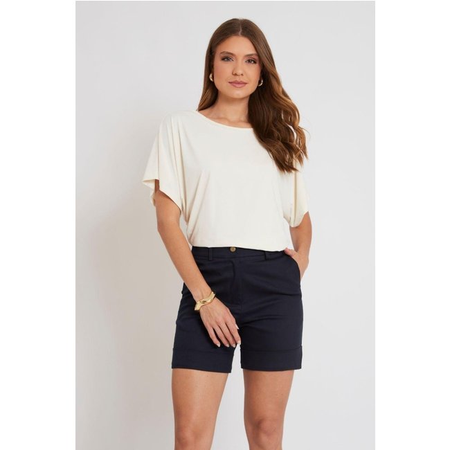 Blusa De Malha Techno Ice Off White