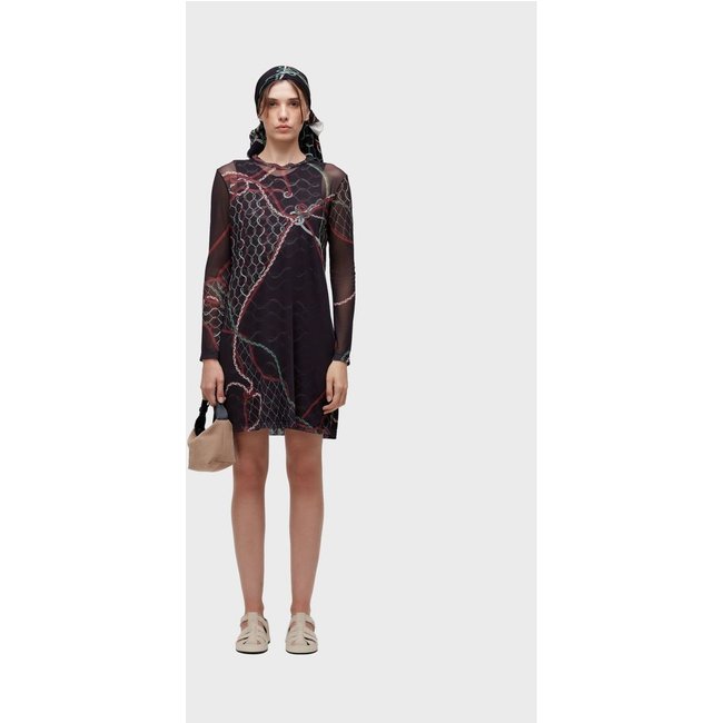 Vestido curto estampa OSKLEN
