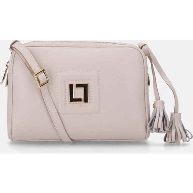 Bolsa Média Couro Luz Da Lua 10005324 Luz Da Lua Off-white
