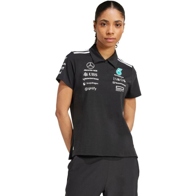 Camisa Polo Preta Mercedes - AMG Petronas Formula One Team adidas Performance Preto