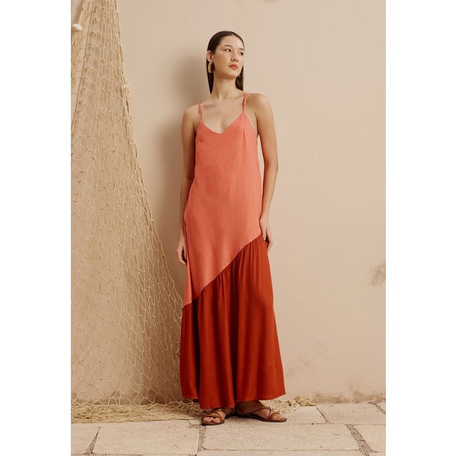 Vestido Longo Guippier Concha Espiral