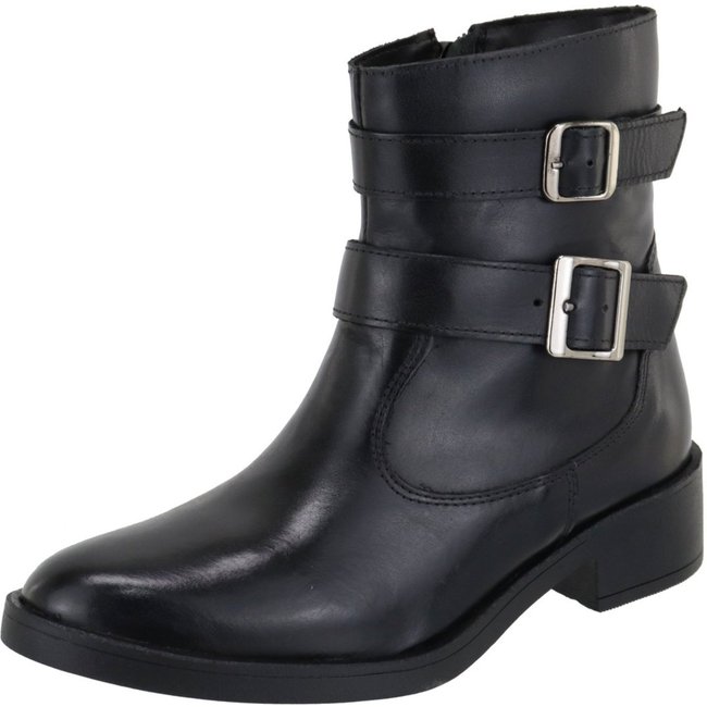 Bota em Couro Cano Curto Feminina Lançamento Tellini Store Preto