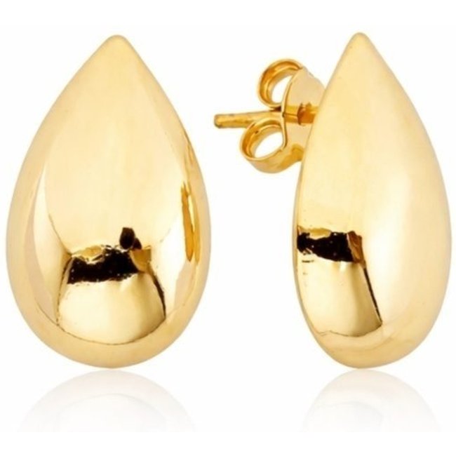Brinco Gota Banhado a Ouro 18k