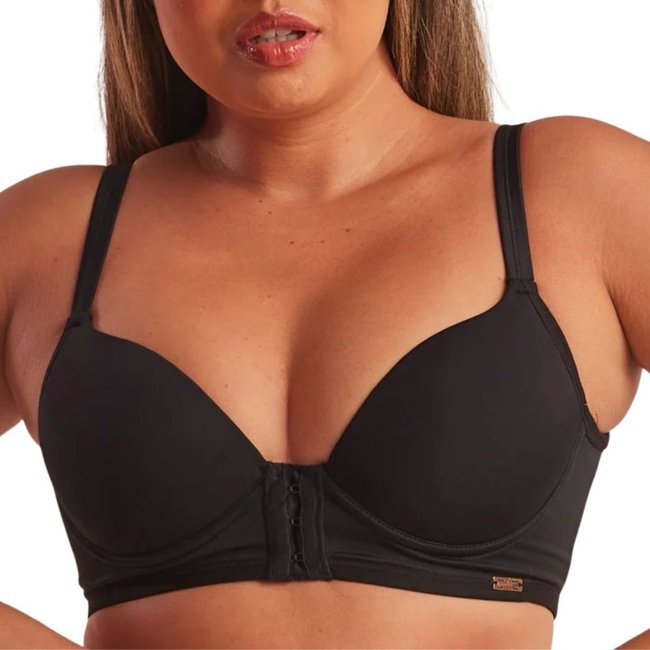 Sutiã Top Modelador Com Barbatanas Pretty Paty