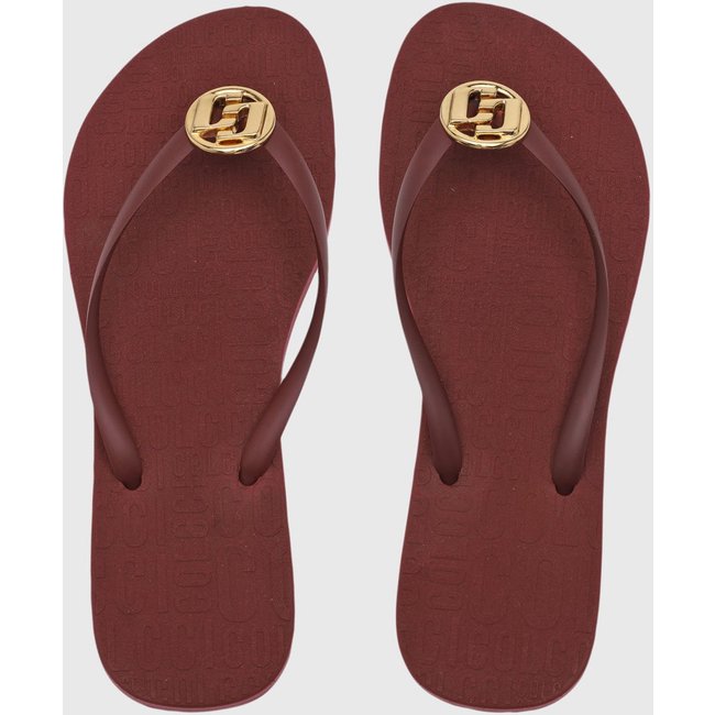 Chinelo Feminino Colcci Detalhe Metálico Vinho