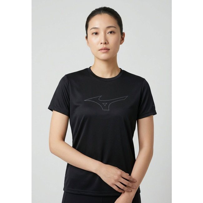 Camiseta Feminina Mizuno Energy Stamp2F Preta