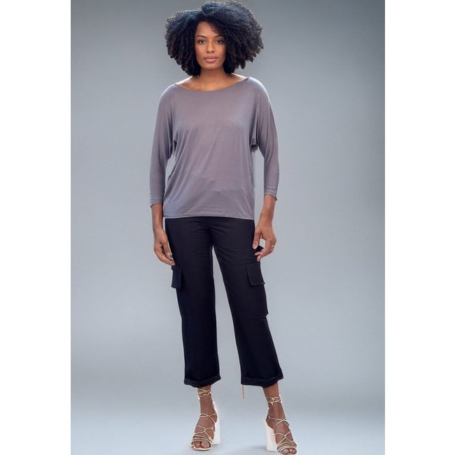 Blusa Morcego Amazonia Vital Ampla Manga 3/4 Mescla