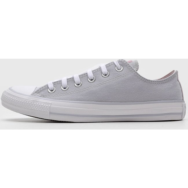 Tênis Converse Chuck Taylor All Star Cano Baixo Cinza Claro