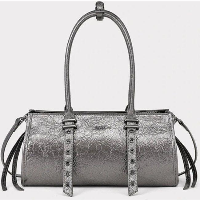 Bolsa Natalia Fiore Milano Grafite Metalizada